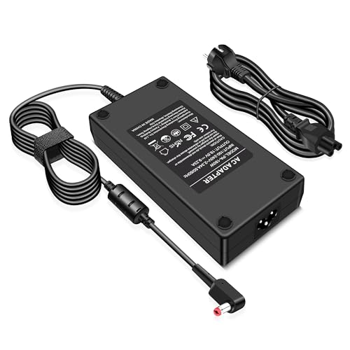 Alimentation 180W pour Acer Nitro 5 7 AN515-53 AN515-54 AN515-55 AN517-41 AN715-52 AN715-55, Predator Helios 300 PH317-51 PH317-52 et Predator Triton 300...