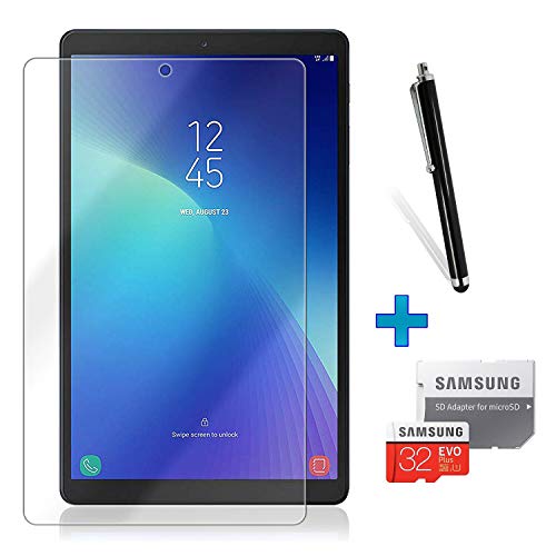 Image of Samsung Galaxy Tab A SM-T510 10.1-Inch Touchscreen 32 GB Tablet (2 GB Ram, Wi-Fi, Android OS, Black) International Version Bundle with Case, Screen Protector, Stylus and 32GB microSD Card