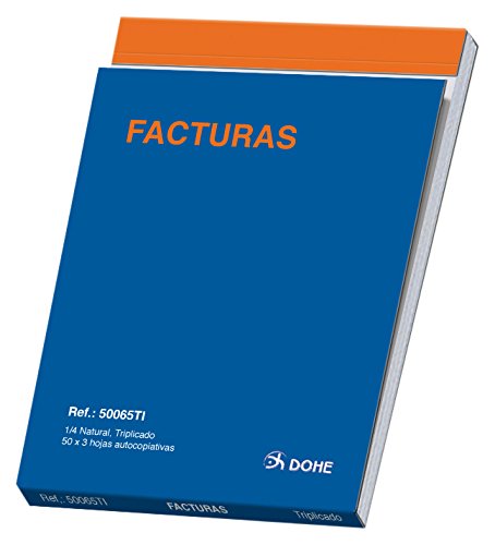 dohe 50065ti - Invoice Book, Quarter Natural i.g.i.c, Triplicate