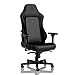 noblechairs Hero Silla de Gaming - Silla de Oficina - Cuero Sintético PU - Diseño de Asiento de Carreras - Negro/Rojo