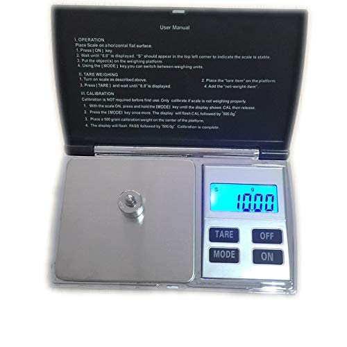 WorldCare® 500G 0.01g Mini Jewelry Digital Scale Portable Surface LCD Electronic Scales Gram Lab Weight Balance