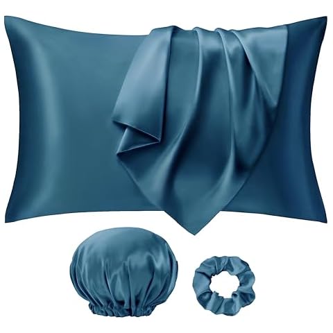 Seiwohl Satin Pillowcases and Hair Care Set Cover