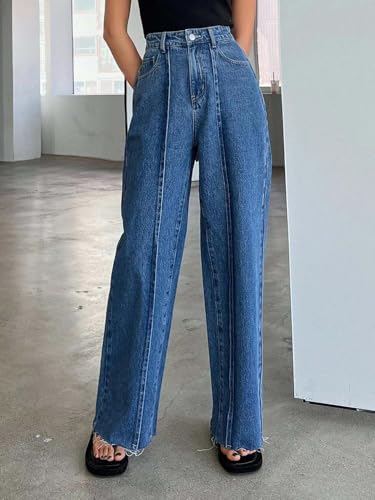 Image of KOTTY Soft Stretch Straight Fit Jeans - Mid Waist Structured Look
