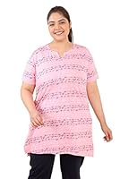 In Love Plus Size Tshirt for Women 7XL Light Pink