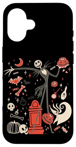 Disney L'étrange Noël Jack & Zero Halloween de monsieur Jack Coque pour iPhone 16