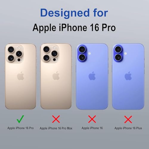 Image of AIBEX Clear Mag-Saf Case for iPhone 16 Pro - 1,500 G Strong Magnetic Lock, Crystal-Clear Anti-Yellowing Back | Military-Grade Drop Protection | Camera Guard, Slim & Lightweight - Grey