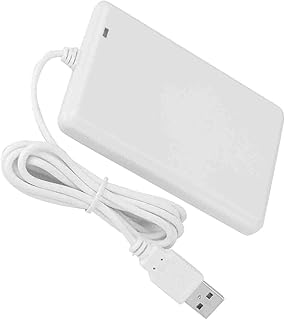 Smart Card Reader 0.2s Compatible USB Non Contact Card Reader 0 80mm with Status Indicator Light (125kHz/ID Card ,13.56MHz/IC Card)(125Khz ID Card)