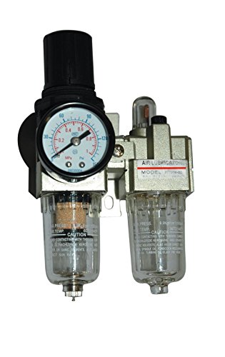 John Dow Industries FRL-1-A Filter Regulator/Lubricator, 1 Pack