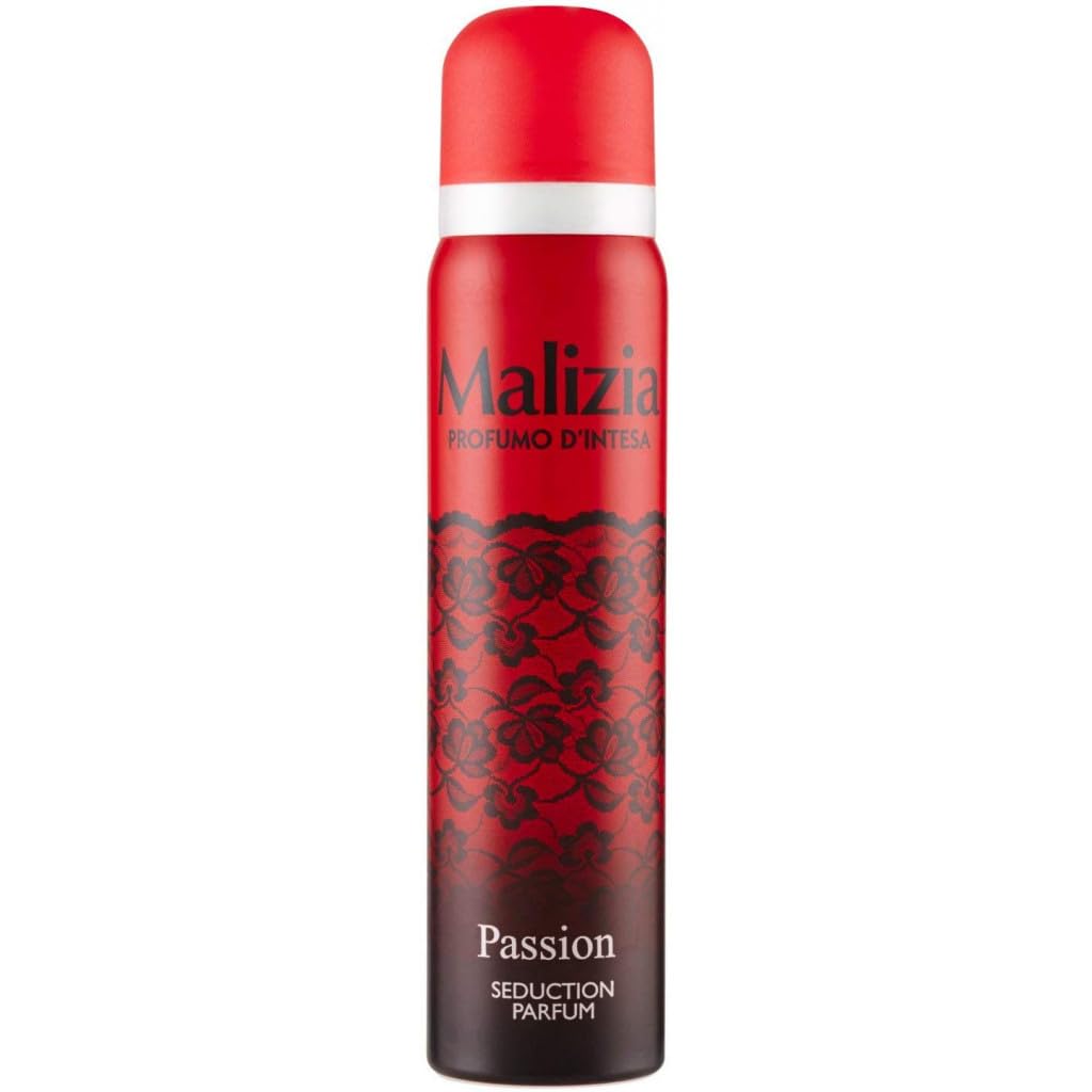 12 deodorante MALIZIA Donna Passion Seduction Profumo, deodorante spray da donna, 100 ml + portachiavi gratuito Beni Culinari