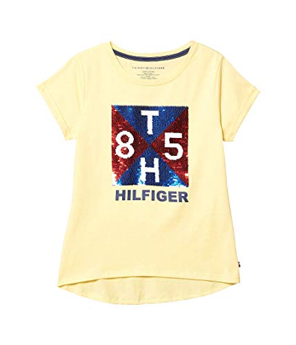 Image of Tommy Hilfiger Girls Sequin Flag Tee (Big Kids)