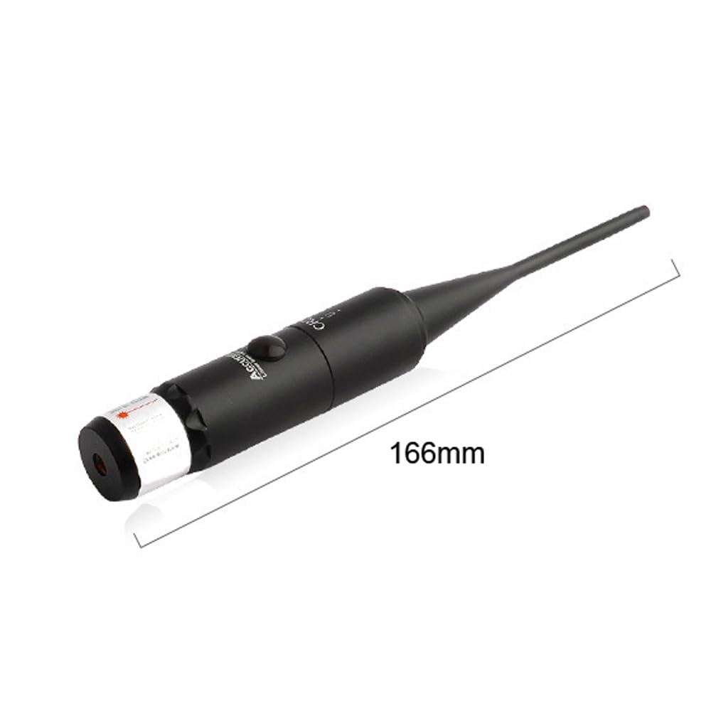Calibreur Laser Weytoll en Alliage d'Aluminium Calibreur Sans Tour Laser Calibreur avec Adaptateur Réglable à 8 Trous pour Calibres de 0,177 à 0,50