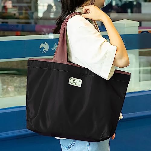 Foldable Reusable grocery bags,Folding Shopping Tote Bag Fits in Pocket,Cloth Bags Lightweight Strong