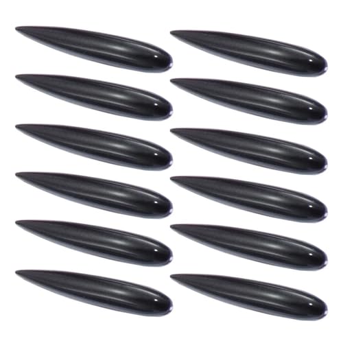 YFFSFDC 車用 ボルテックスジェネレーター 12個セット 風切り音低減 清流 空力 キズ 防止 外装保護 コーナー ガード ドアプロテクター 汎用 [並行輸入品]のサムネイル