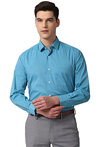 Image of Peter England Men's Printed Slim Fit Formal Shirt