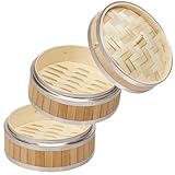 SEIDO せいろ ステンレス強化 蒸し器 竹製 フライパン蒸し可能 2~3人用 18cm