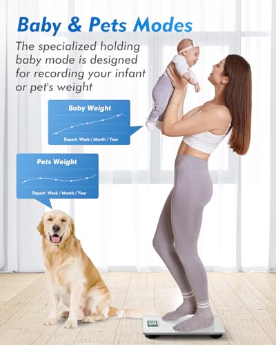 Zoetouch 9-JU02NA07-HYUS 550Lb Digital Bathroom Scale For Body Weight With Bmi And Beep Sound, Zoetouch Bluetooth Weighing Scales Over 500Lb Work thumb #4