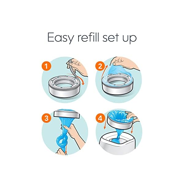 Playtex Diaper Genie Refill Gift Set - 2160 Diapers - Great for Baby Registry – Bild 7