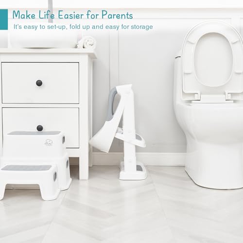 Forbena FBTS23-001 POTTY TRAINING SEAT Potty Training Toilet Seat With Step Stool Ladder, Toddler Kids Potty Seat thumb #4