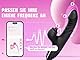 G Punkt Vibration für Frauen Sexspielzeug Stoßvibrator, 7x10 Puls-Stoßmodi Sex Spielzeug für die Paare Klitoris Stimulator G-Punkt-Vibratoren App Paarvibrator Auflegevibrator Stoßdildo Schwarz