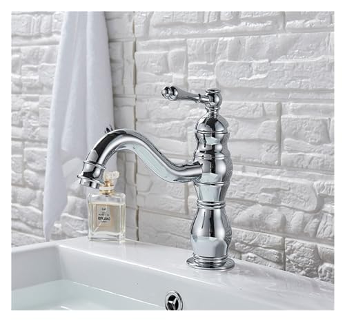 Robinet mitigeur salle de bains bronze noir brossé LYGXWJFC pour vasque sur comptoir