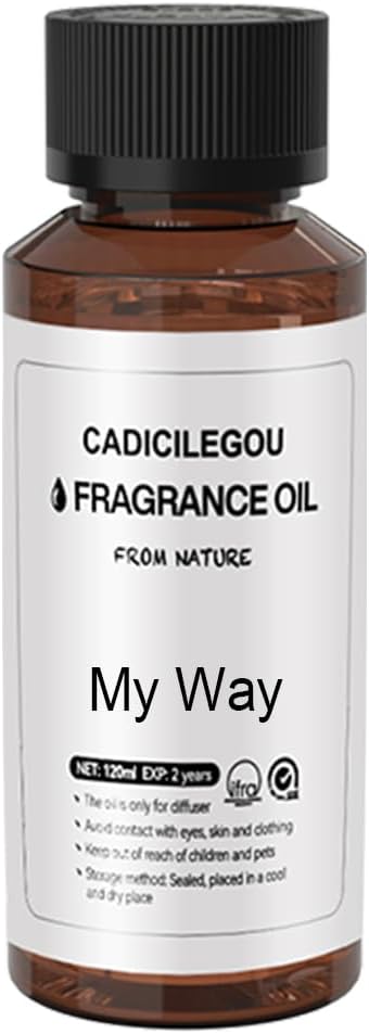 My Way Diffuser Oil 120ml Essential Oil Scent Diffusers - Hotel Collection Diffuser Oil - Waterless Diffuser Refills Scents - Diffuser Oil Blends Essential Oils for Diffusers for Home
