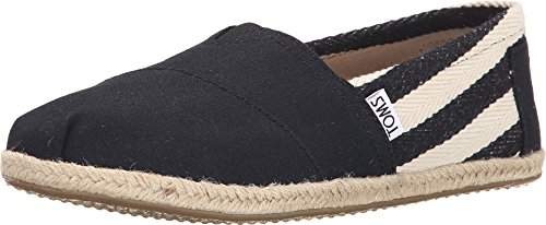 TOMS Alpargata chaussons bas en toile rayée pour femme confortables et souples