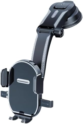 Hoppac Telefoonhouder voor auto, luchtrooster, autohouder, stalen haak, 360° rotatie, ontgrendelingsknop, autotelefoonhouder voor smartphone iPhone 4-7 inch Hoppac Telefoonhouder voor auto, luchtrooster, autohouder, stalen haak, 360° rotatie, ontgrendelingsknop, autotelefoonhouder voor smartphone iPhone 4-7 inch