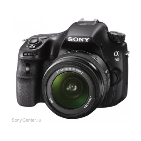 Sony Alpha A58 Camera with 18-55mm Lens Cover