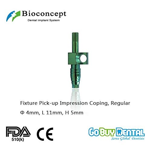 BV Tapered Bone Level Regular Fixture Pick-up Impression Coping D4.0 L11