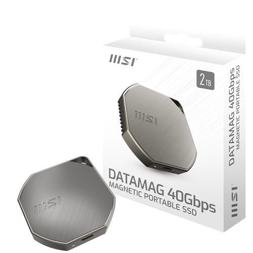MSI DATAMAG 40Gbps 2TB 外付けポータブルSSD HD4978
