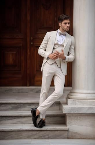 Men's Suits for Men Slim Fit Double Breasted Suit Men Blazer Mens Suit 3 Piece for Groom Wedding Business Prom Suits Set3