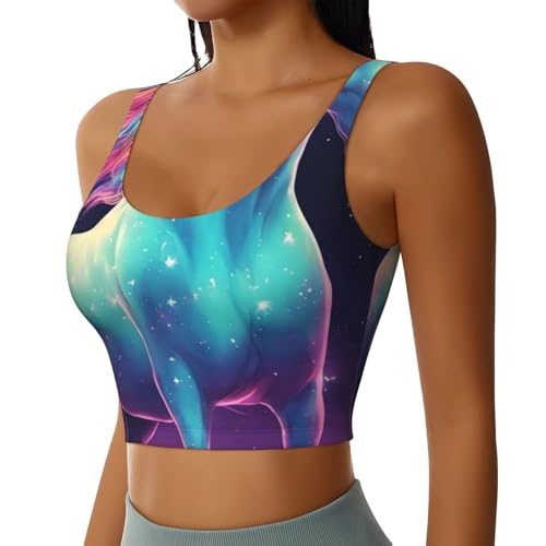 Womens Comfort Fit U-Shaped Back Yoga Bra Sweat Vest Shirts2