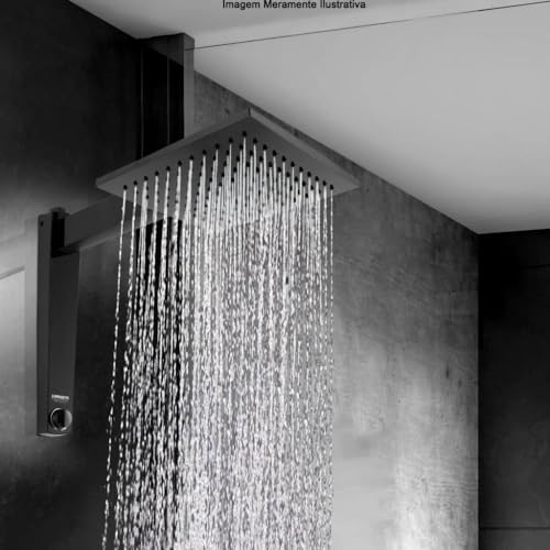 Chuveiro ducha Acqua Century 220v 7500w PRETO Lorenzetti