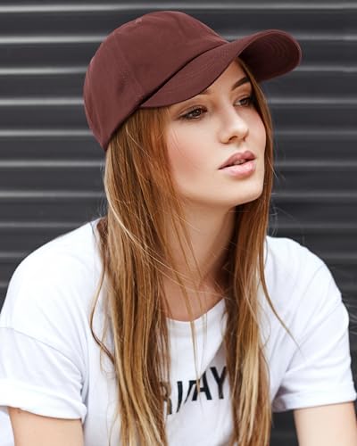 Image of Womens Satin Lined Unstructured Baseball Cap Unisex Silk Lining Washed Cotton Adjustable Vintage Dad Hat