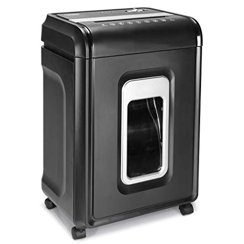 Image of Aurora AU1880XA Heavy Duty Anti-Jam 18-Sheet Crosscut Shredder /60 Min Run Time / 7-Gallon Pullout Basket and Casters