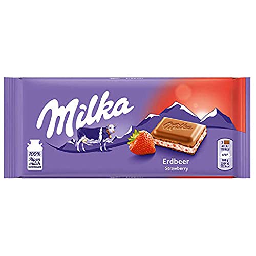 Image of Milka Strawberry Yogurt Chocolate, 2 X 100 Gm