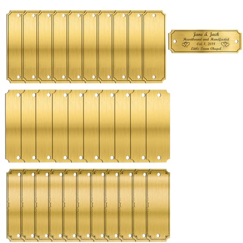 Plaques en métal massif personnalisables pour organiser vos espaces de travail
