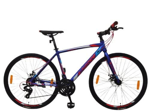 Image of Cycle SPINX HOPTOWN 1.0 Hybrid Bike 700C for Adult (Above 13 Year) Alloy Frame in Blue Colour(PALGHAR MILERS) (2)