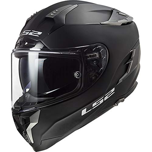 LS2 FF327 Challenger Fibreglass DVS Full Face Motorbike Helmet Solid Matt Black 3XL
