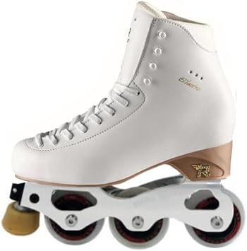 LEstel Skates - Risport Electra Boots+Snow White- Inline Figure Skates