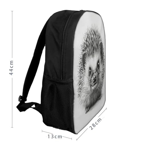 Sac à dos hérisson 3D pour enfant fini les cahiers pliés grâce au grand format - 2