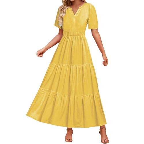Robe d'été confortable en textile premium, coupe fluide pour soirées de printemps