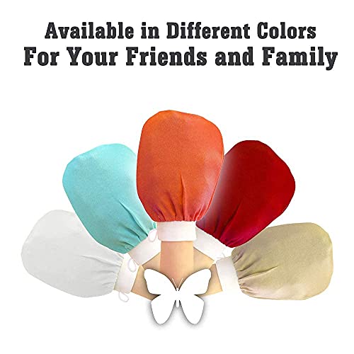 Elbahya Spa Dead Skin Remover Mitt, Body Exfoliator, Scrubber Exfoliating Glove, Reduce Blackheads, Bumps, Keratosis Pilaris, Offers Deep Detoxification and Healthy Soft Skin