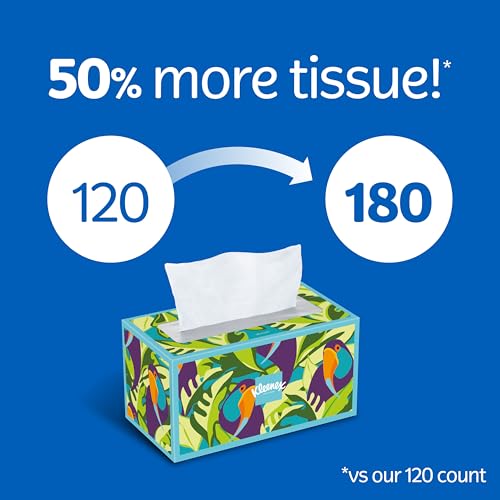 kleenex ultra soft facial tissues 8 flat boxes 180 tissues per box 3-ply packaging may vary