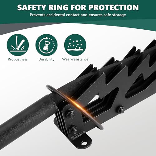 image for iToolMax Wall Mounted Kindling Splitter for Firewood, Carbon Steel Man