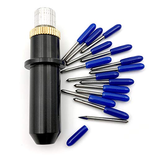 15pcs 60 Degree Mimaki Cutting Plotter Vinyl Cutter Blades + Mimaki Holder Housing