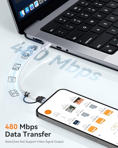 image for Temdan 4 Pack Lightning to USB C Adapter for iPhone 15/16/17 Pro/17 Pr