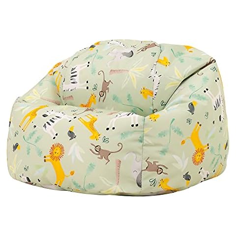 Icon Safari Print Kids Bean Bag Chair Cover