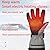 Rechargeable Heated Gloves, Electric Battery Heated Motorcycle Gloves with 3 Heating Level, Waterproof Winter Touchscreen Warming Gloves for Outdoor Work, Snowboarding (Without Rechargeable, 12.59in)