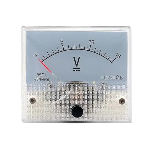 電流計 パネルDC電圧ボルトアナログゲージメーター電圧計5V-1000V電圧計(0-10V)